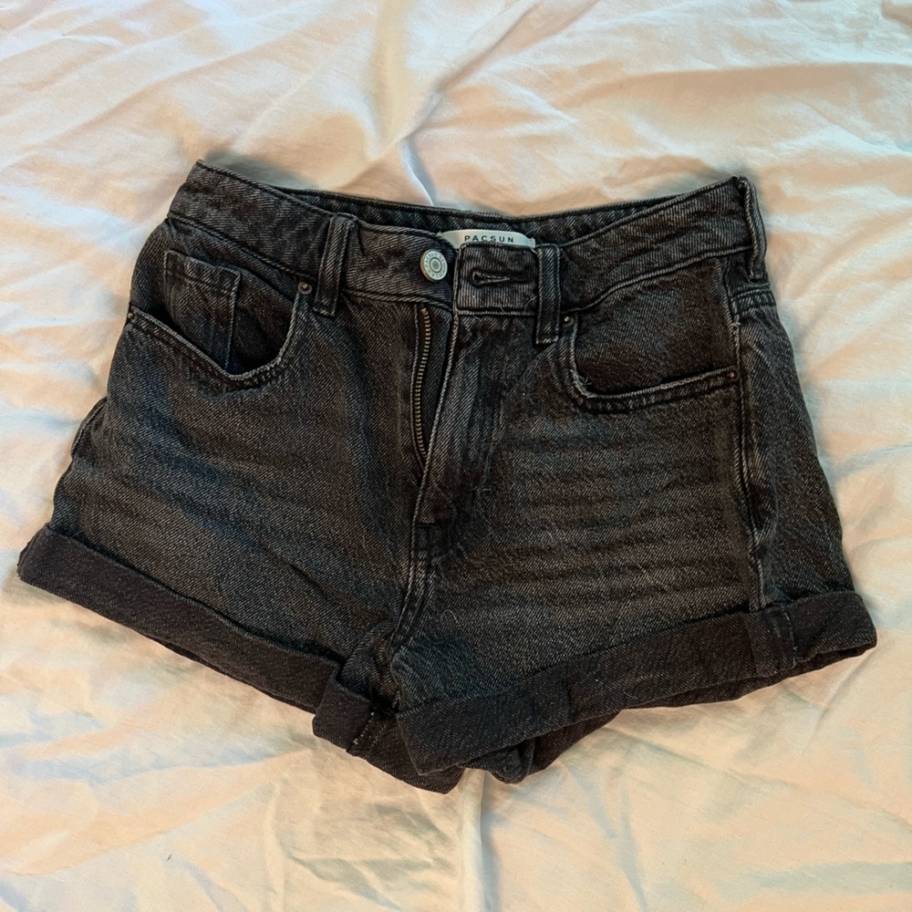 Pacsun black jean shorts